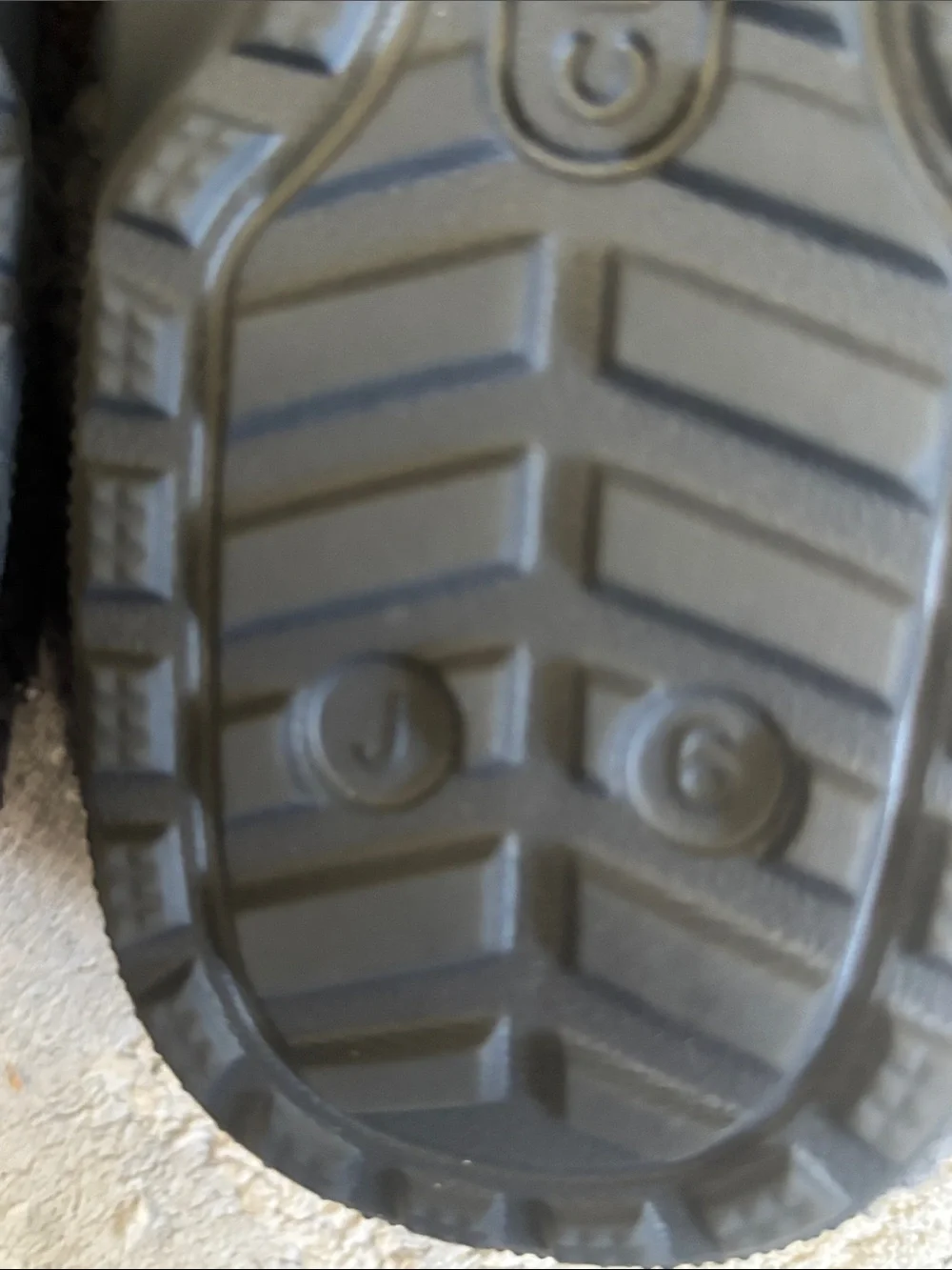 CROCS Kids Black Clog with Gray Fleece Lining
